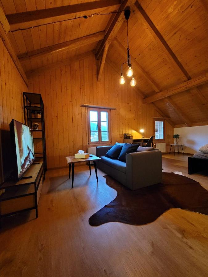 Forest View Apartment In Leissigen By Interlaken With No Kitchen Exteriér fotografie